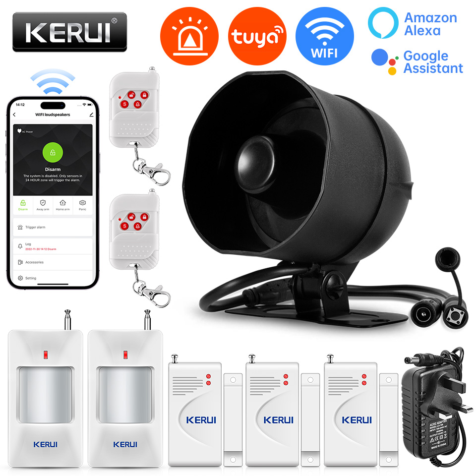 KERUI 120db Siren Alarm System - огляд і ціна Home Automation Kit