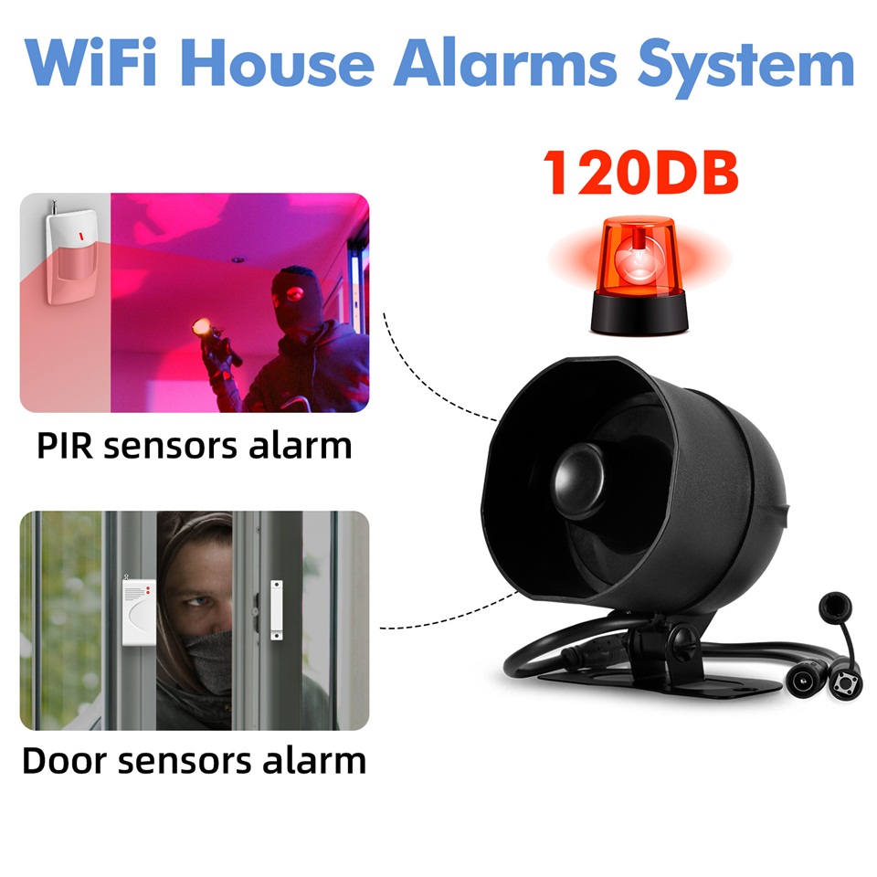 KERUI 120db Siren Alarm System - огляд і ціна Home Automation Kit