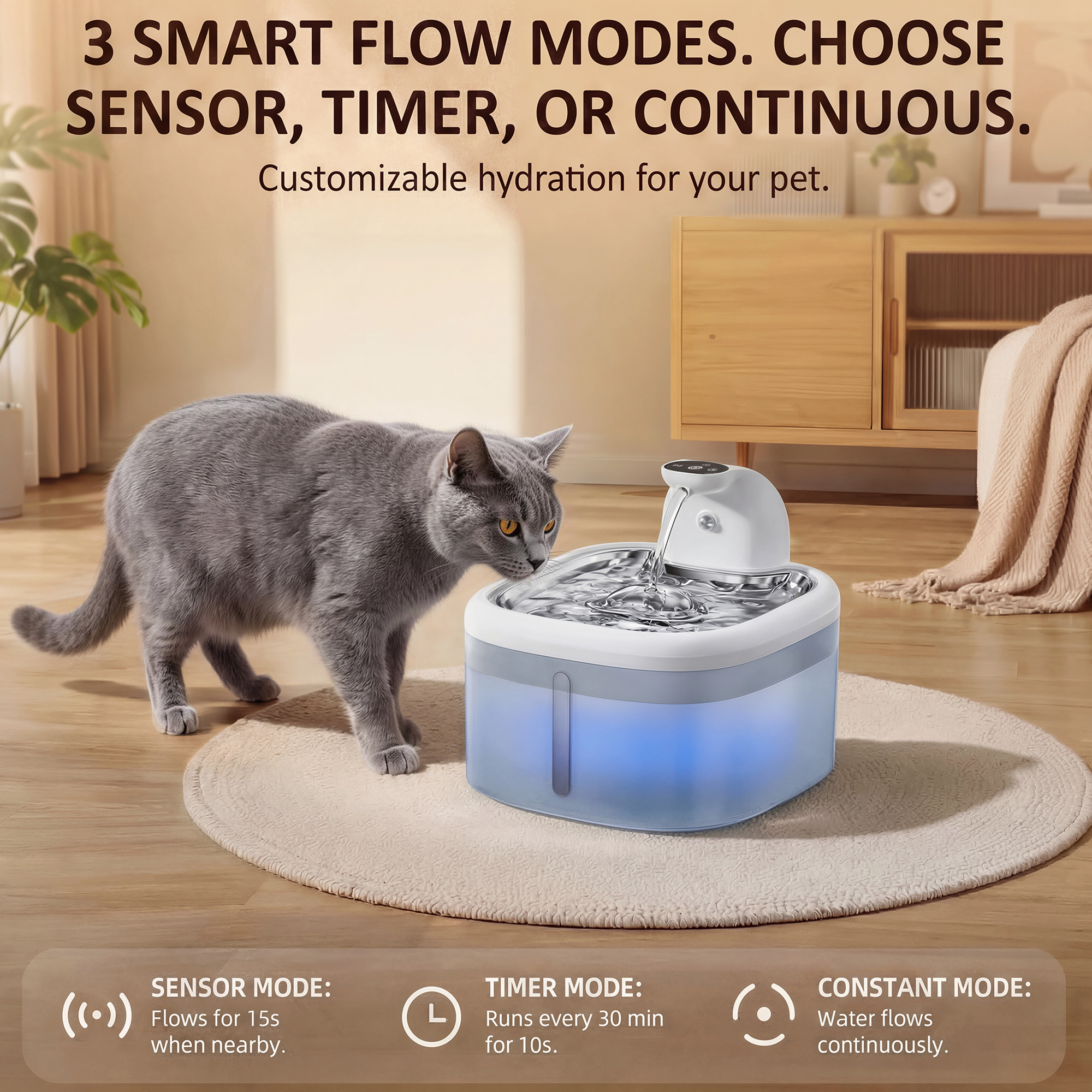 3.5L Wireless Cat Water Founta - огляд і ціна Home Smart Kettle