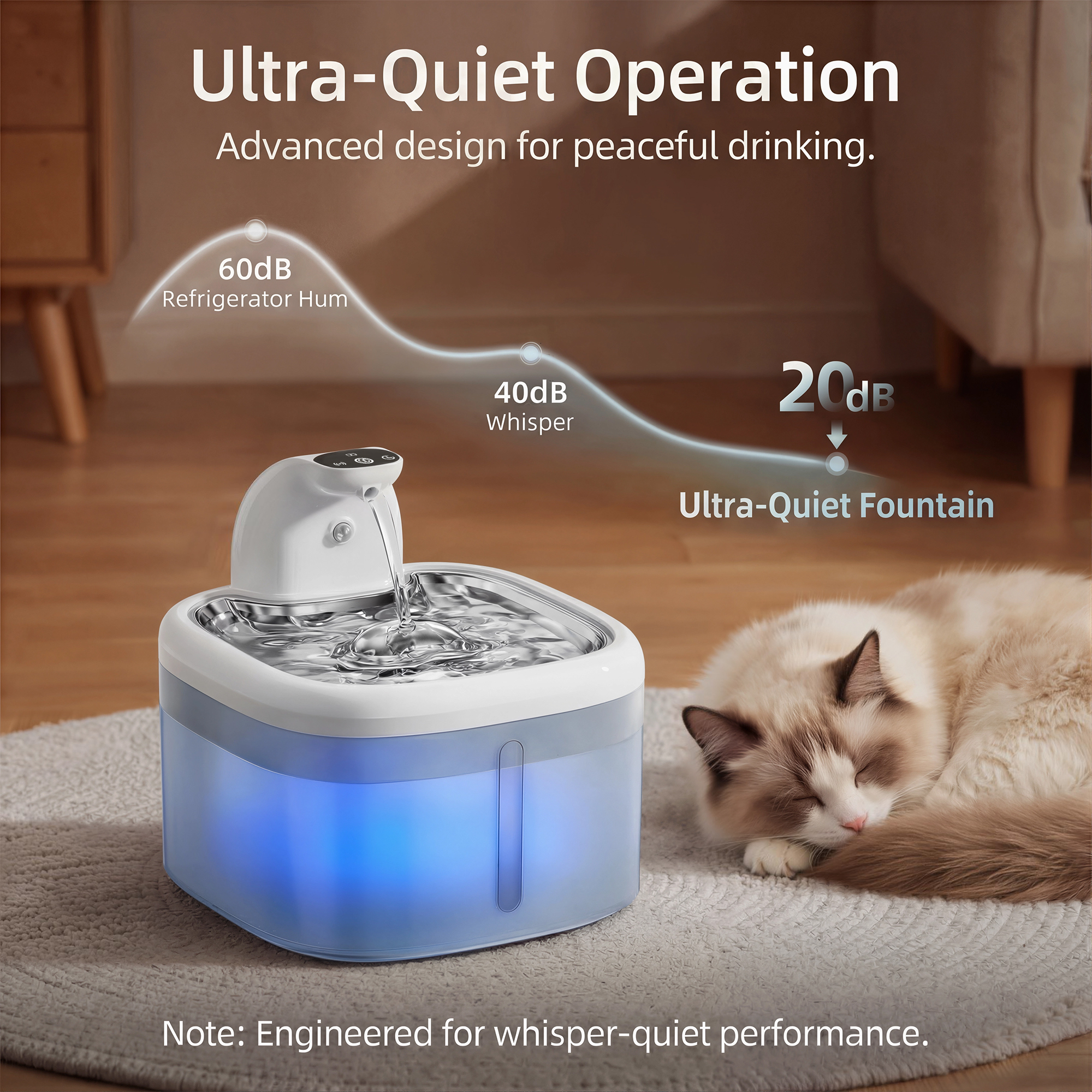 3.5L Wireless Cat Water Founta - огляд і ціна Home Smart Kettle