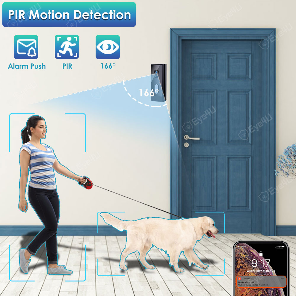 Tuya Smart Home Doorbell Camer - огляд і ціна Smart Home Video Doorbell Enhanced Security With Smart Doorbell