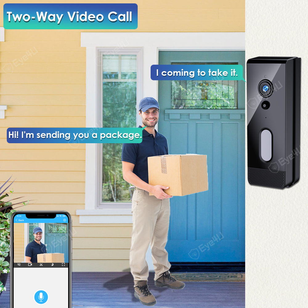 Tuya Smart Home Doorbell Camer - огляд і ціна Smart Home Video Doorbell Enhanced Security With Smart Doorbell