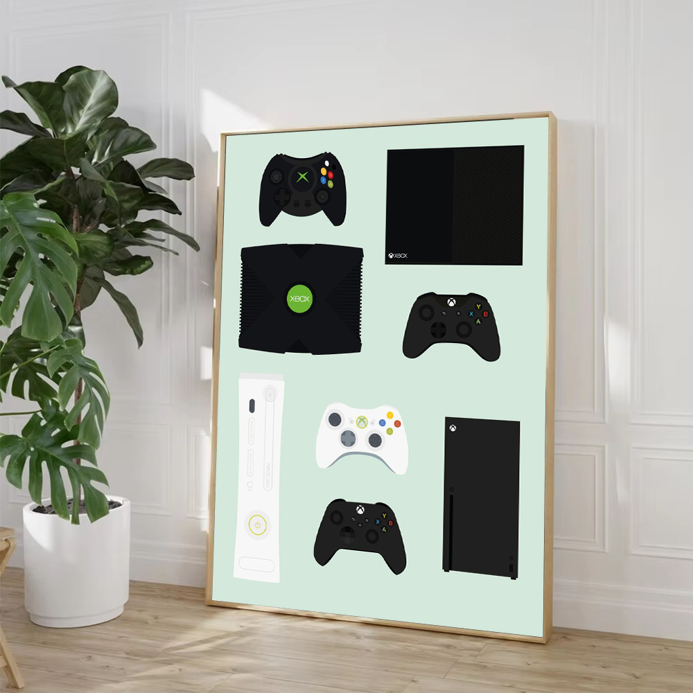 Retro Video Game Controllers P - огляд і ціна Smart Home Poster