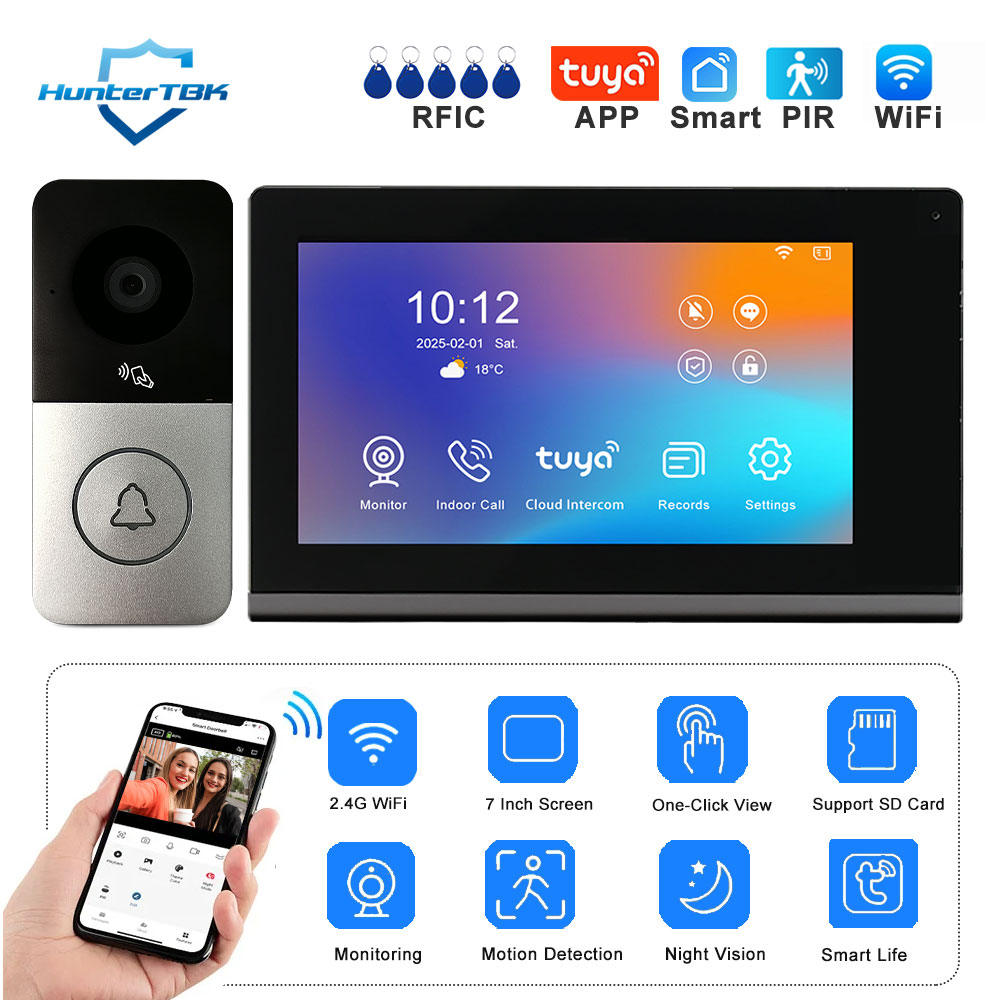 WiFi Video Intercom 1080P Smar - огляд і ціна Smart Home Video Doorbell Enhanced Security With Smart Doorbell