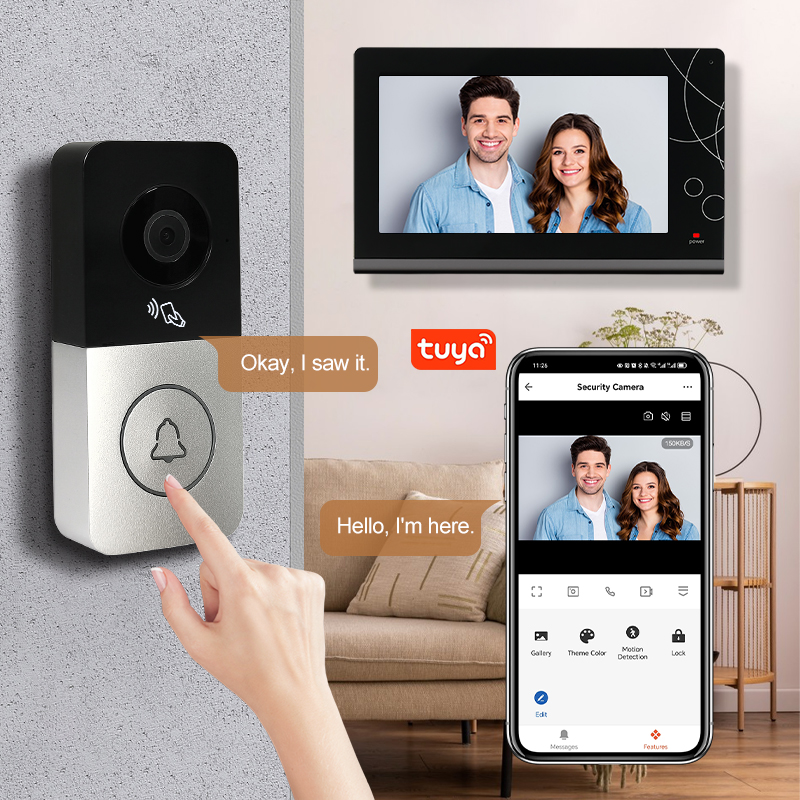 WiFi Video Intercom 1080P Smar - огляд і ціна Smart Home Video Doorbell Enhanced Security With Smart Doorbell