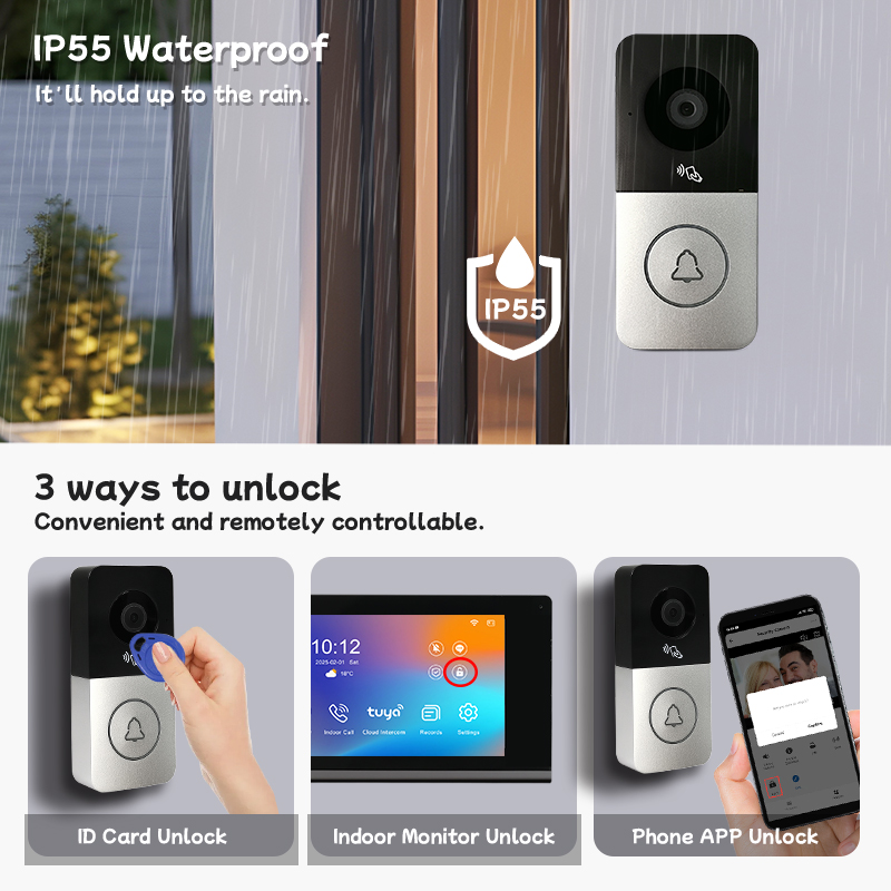 WiFi Video Intercom 1080P Smar - огляд і ціна Smart Home Video Doorbell Enhanced Security With Smart Doorbell