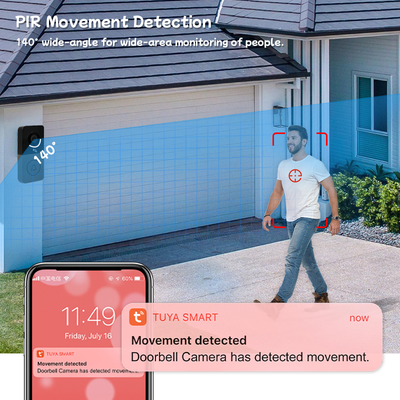 WiFi Video Intercom 1080P Smar - огляд і ціна Smart Home Video Doorbell Enhanced Security With Smart Doorbell