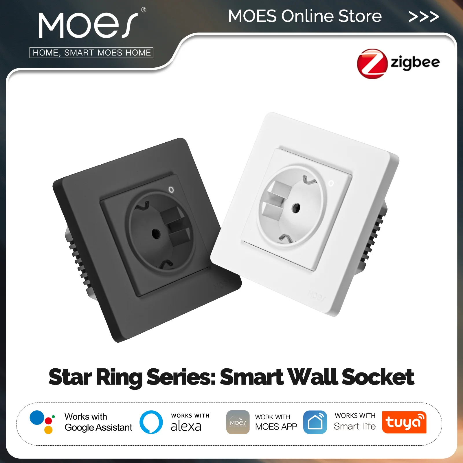 MOES Tuya ZigBee Smart Socket  - огляд і ціна Smart Home Energy