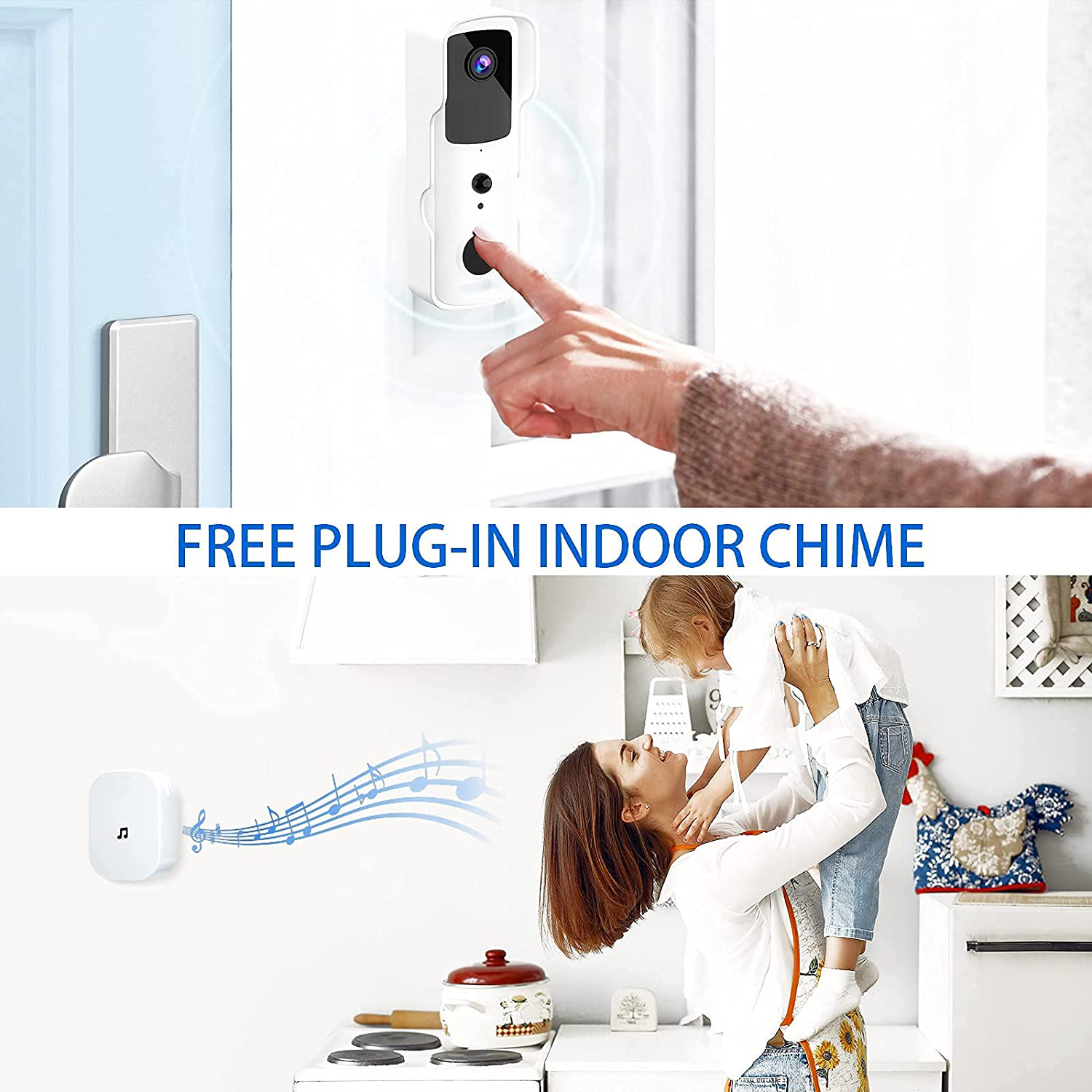 1080P WIFI Video Doorbell Tuya - огляд і ціна Smart Home Video Doorbell Enhanced Security With Smart Doorbell
