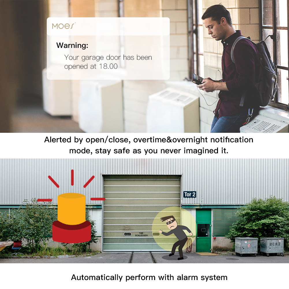 MOES Tuya WiFi Smart Garage Do - огляд і ціна Smart Home Sistem
