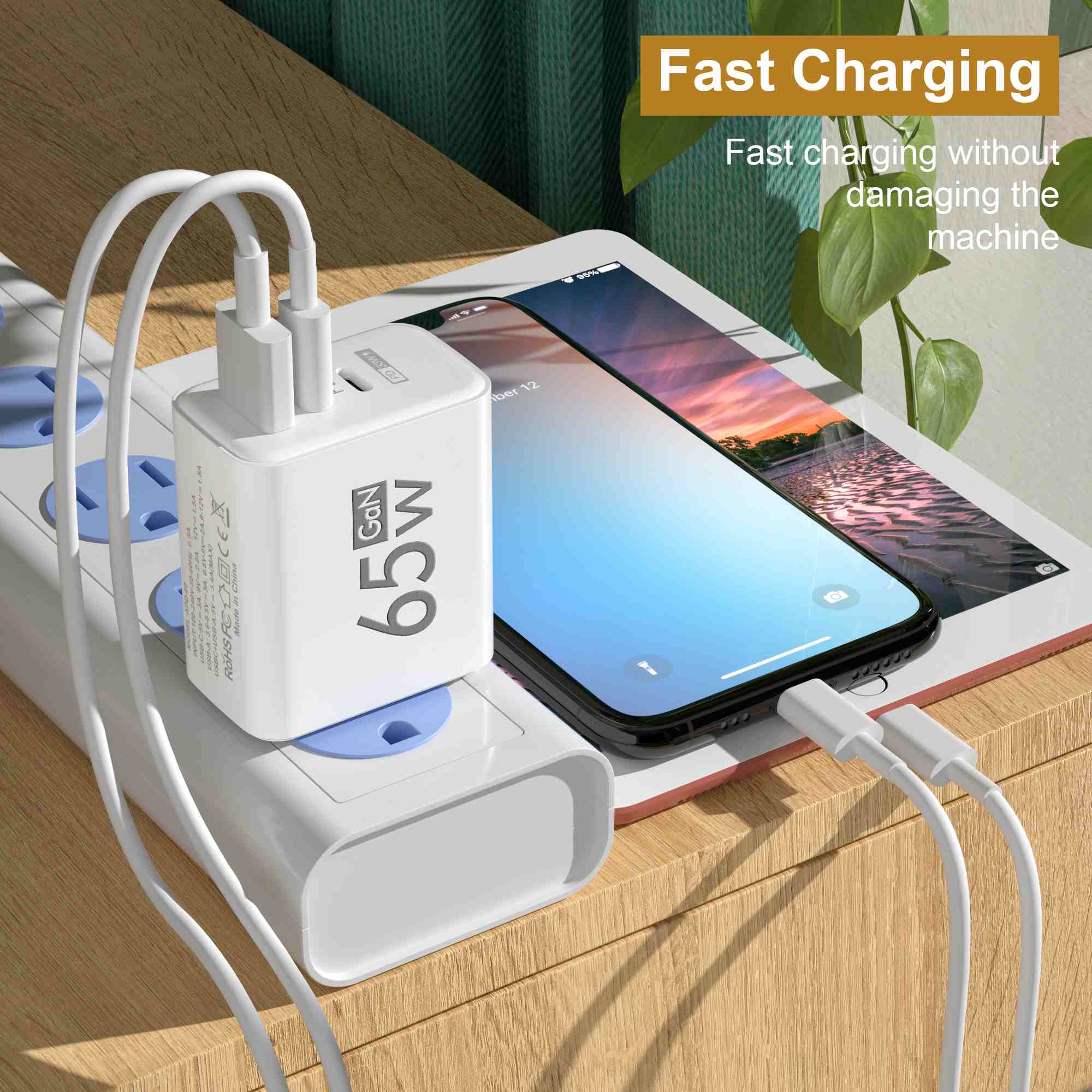 65W GaN USB Charger Type C 3 P - огляд і ціна Smart Home Xiaomi