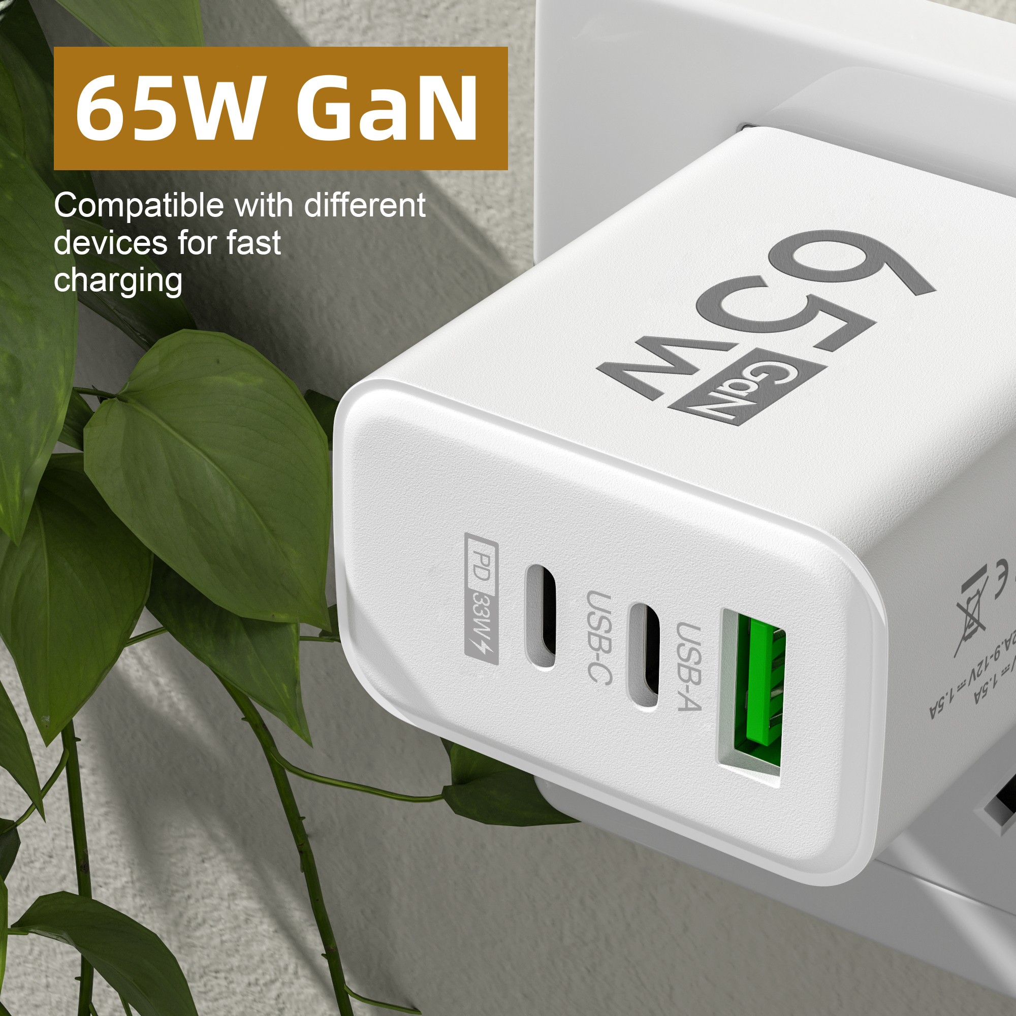 65W GaN USB Charger Type C 3 P - огляд і ціна Smart Home Xiaomi