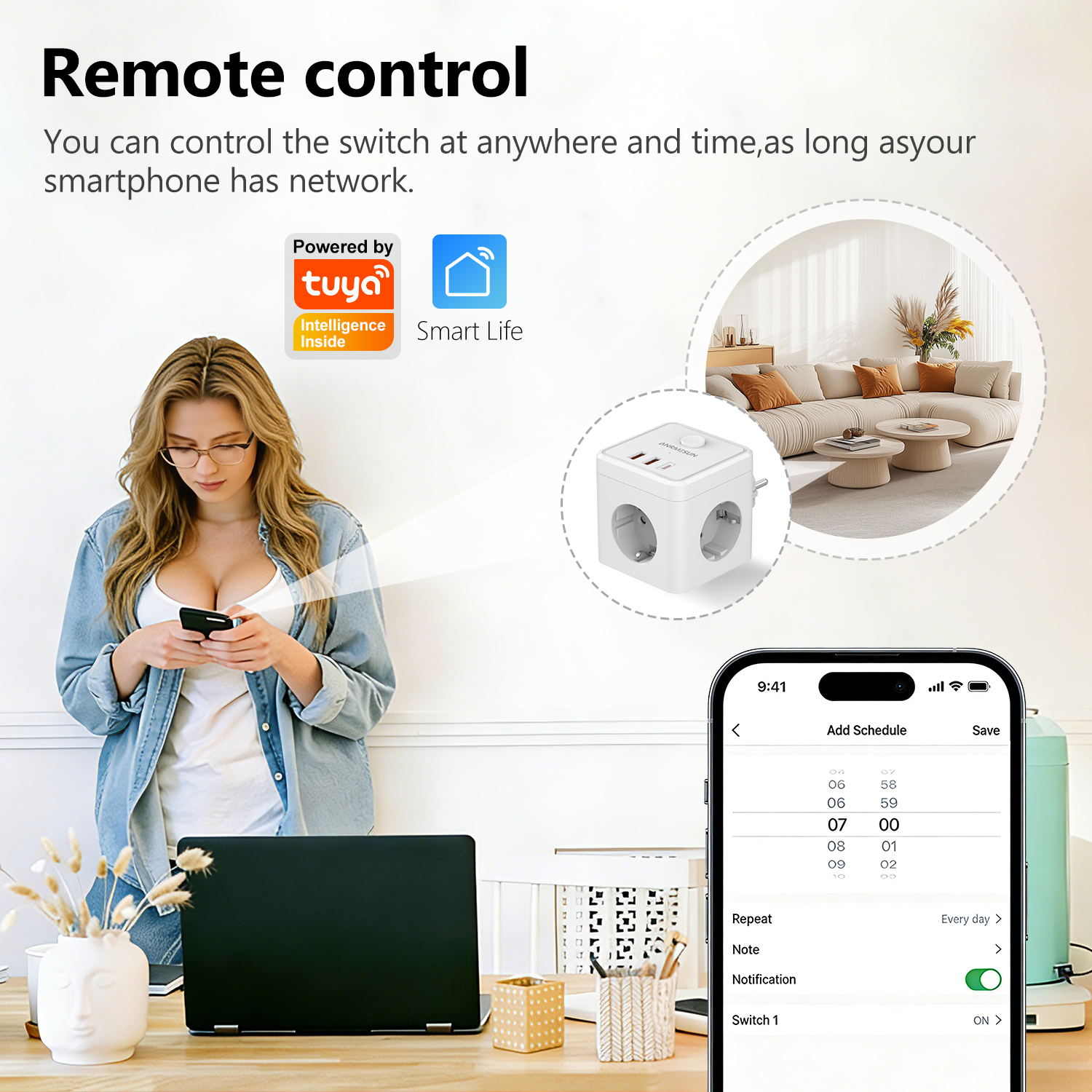 3 EU Plug 2 USB-A 1 Type-C Por - огляд і ціна Smart Home Utilities