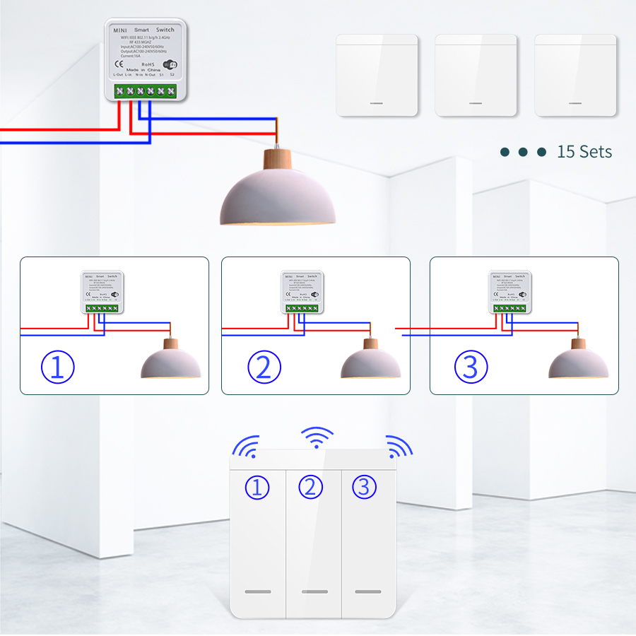 16A Tuya WiFi DIY Smart Switch - огляд і ціна Smart Home Utilities