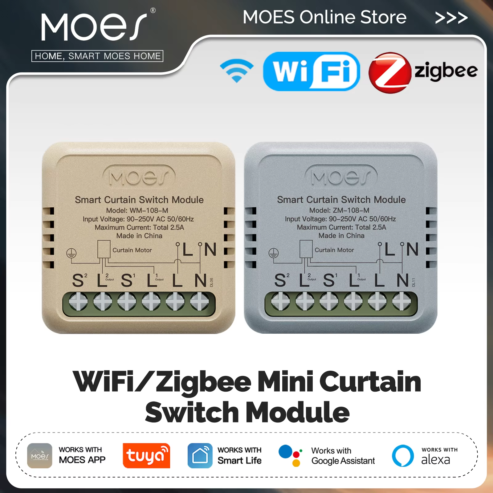 MOES Tuya WiFi/ZigBee Smart Cu - огляд і ціна Smart Home Miniature