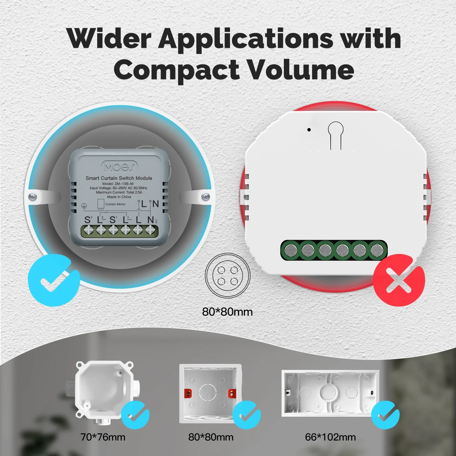 MOES Tuya WiFi/ZigBee Smart Cu - огляд і ціна Smart Home Miniature