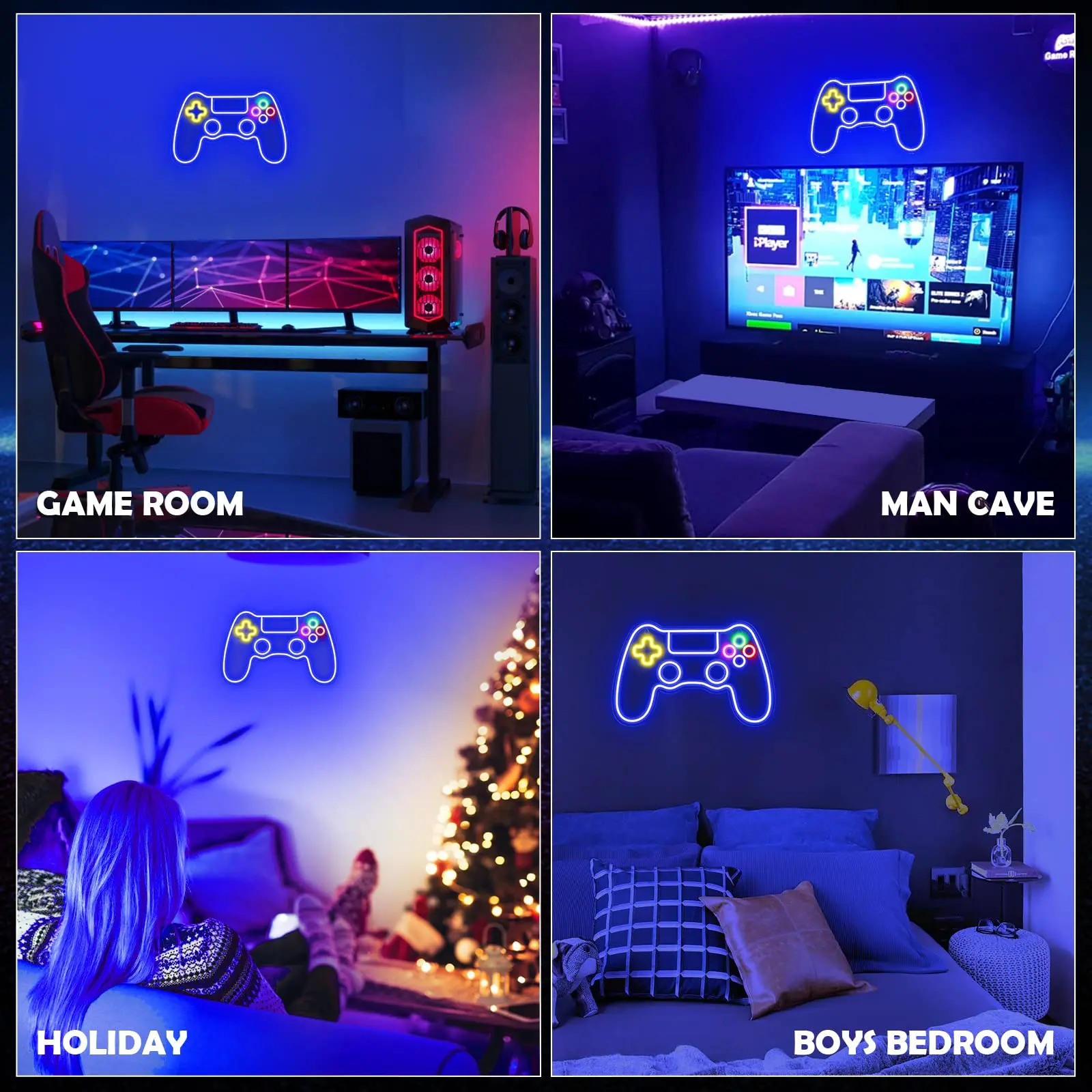 Gamer Neon Sign Game Controlle - огляд і ціна Smart Home Poster