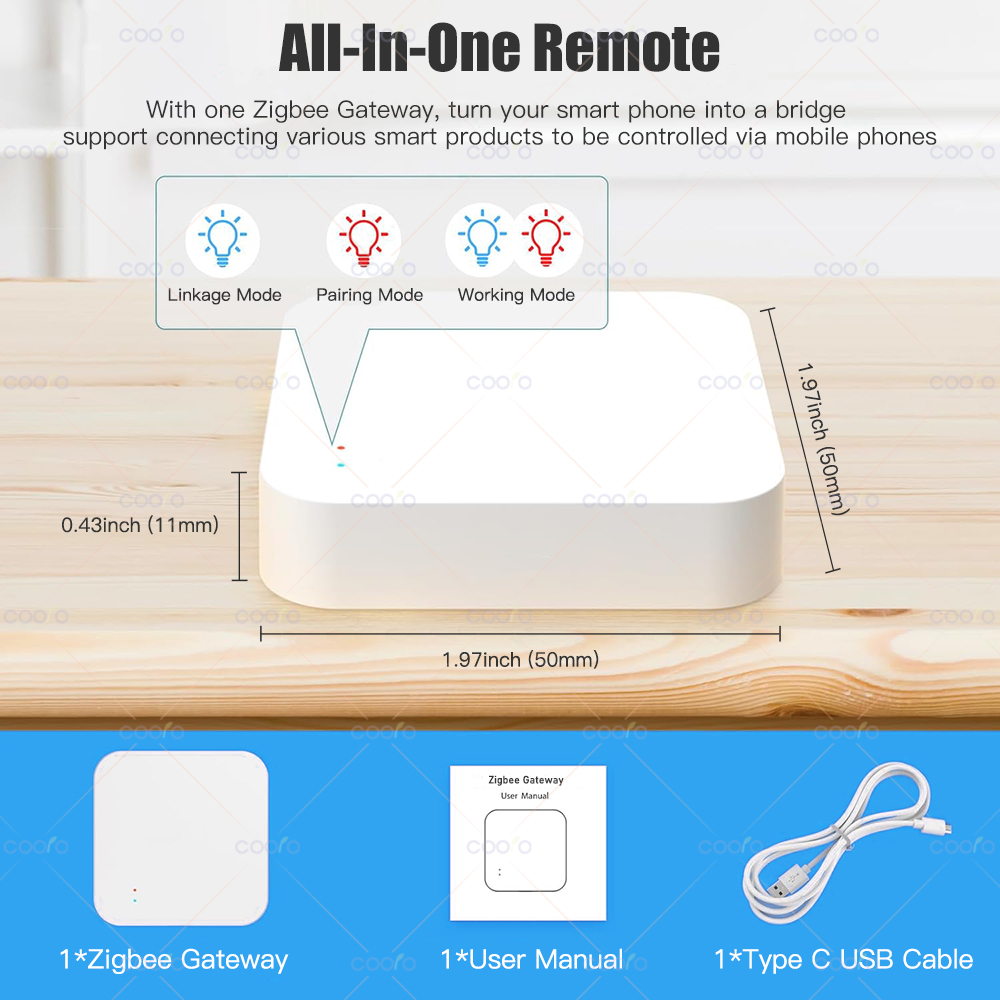 Zigbee 3.0 Gateway Hub Smart H - огляд і ціна Smart Home Hub Device
