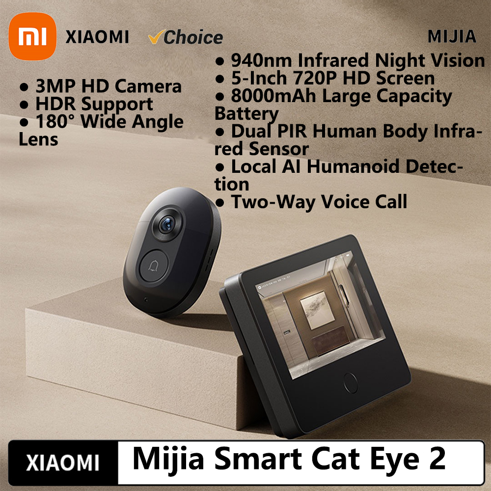 Xiaomi Smart Cat eye 2 WiFi Wi - огляд і ціна Smart Home Video Doorbell Enhanced Security With Smart Doorbell