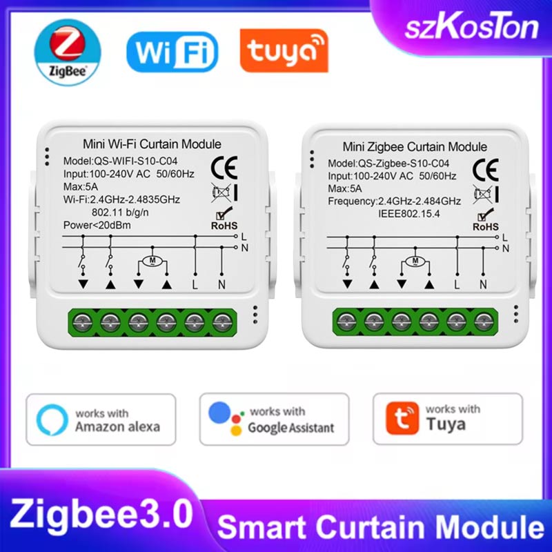Tuya Smart WiFi Zigbee Curtain - огляд і ціна Home Automation Kit