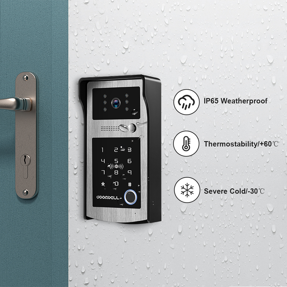 Wifi Tuya 7 Inch Touch Screen  - огляд і ціна Smart Home Video Doorbell Enhanced Security With Smart Doorbell