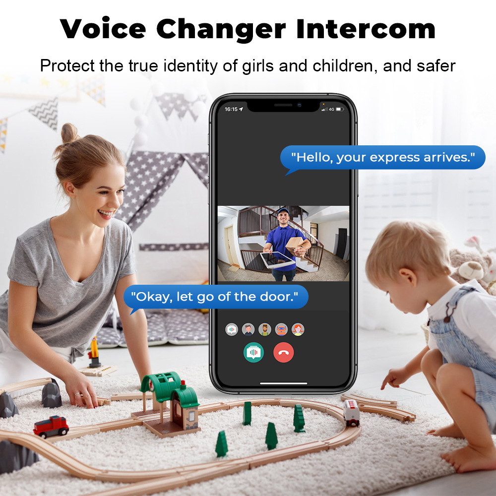 Tuya WiFi Video Doorbell Wirel - огляд і ціна Smart Home Video Doorbell Enhanced Security With Smart Doorbell