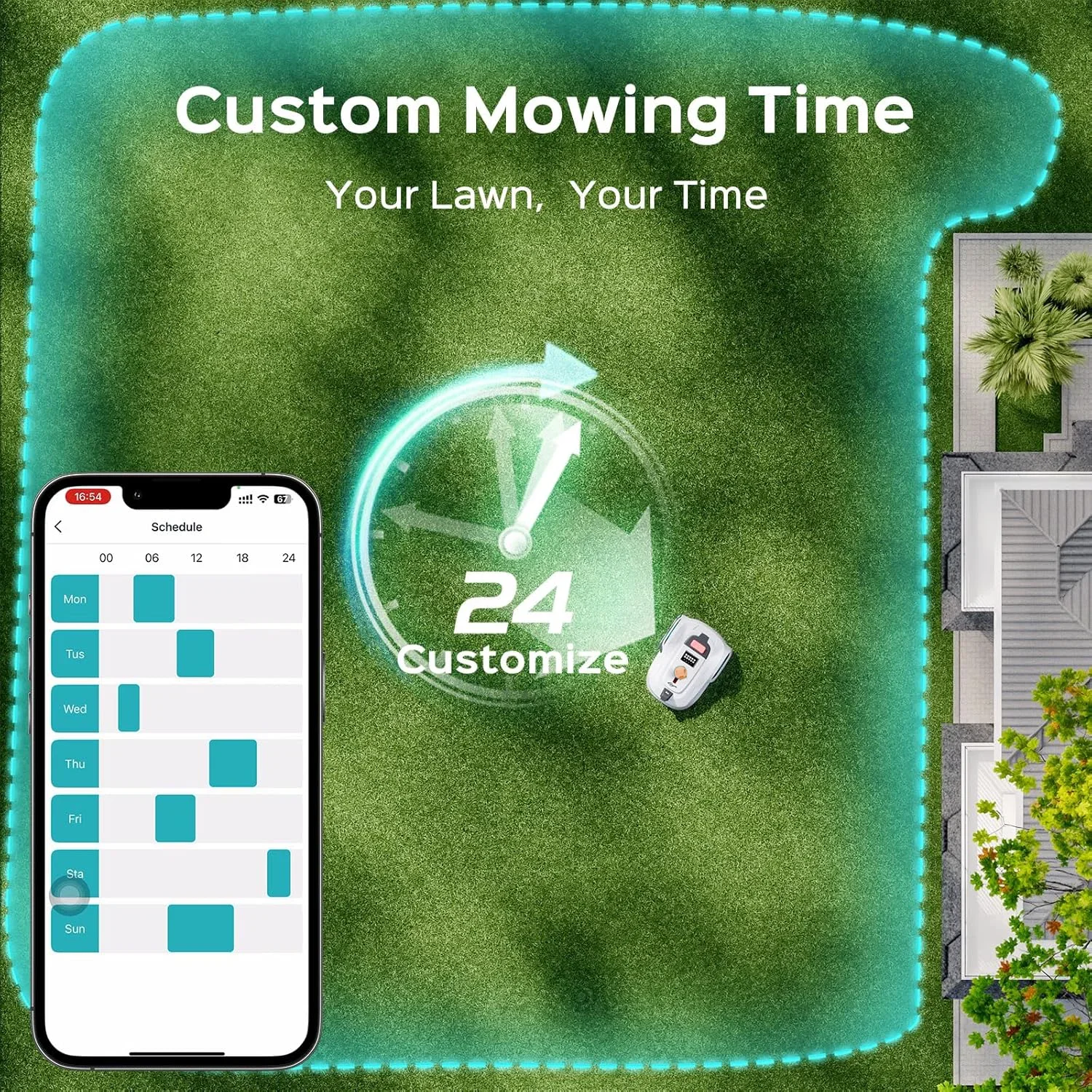 Wireless Robot Lawn Mower TY50 - огляд і ціна Smart Home Utilities