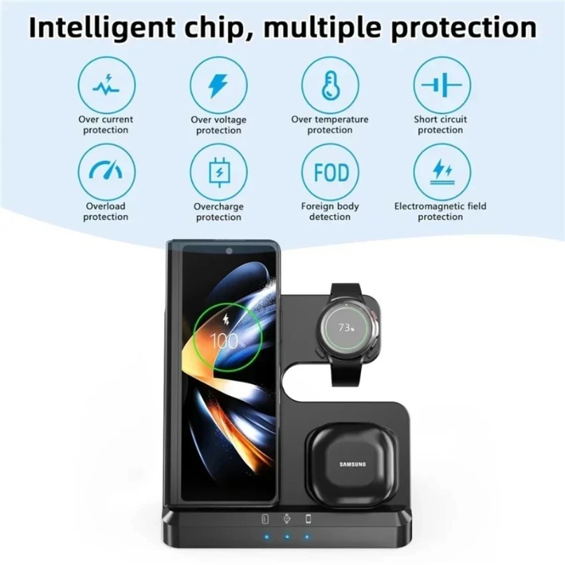 3 in 1 Wireless Charger Statio - огляд і ціна Smart Home Office