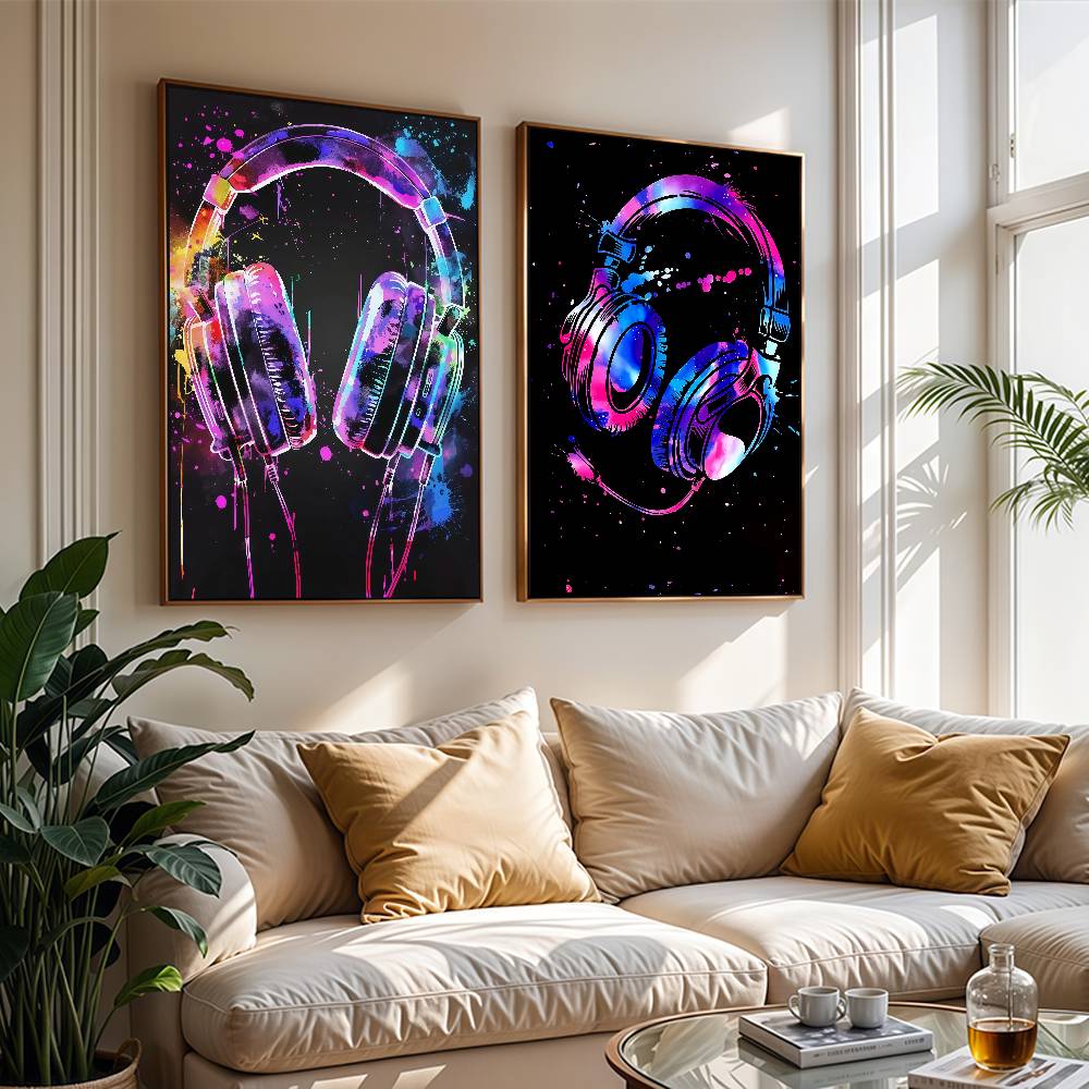 Watercolor Neon Video  Game co - огляд і ціна Smart Home Poster