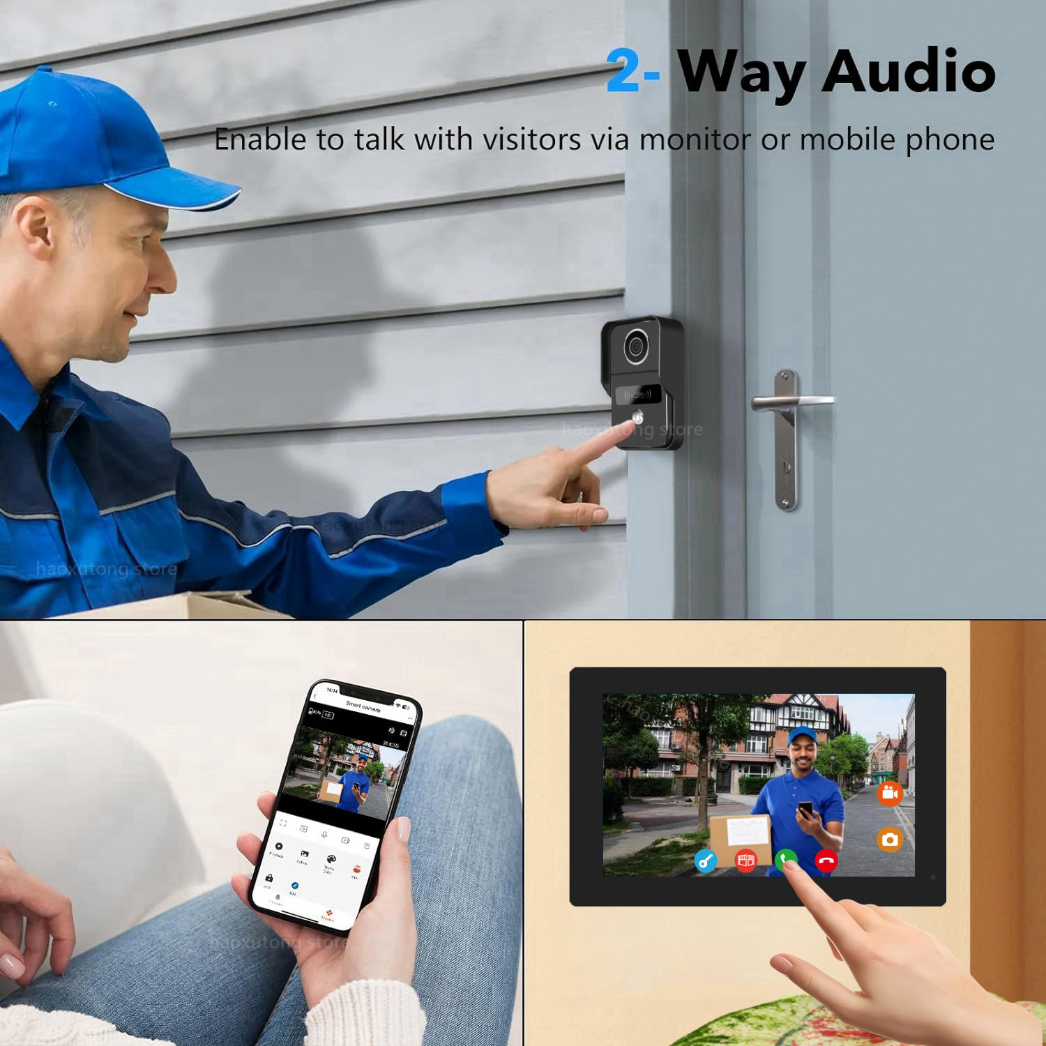 1080P Tuya Smart Doorbell Came - огляд і ціна Smart Home Video Doorbell Enhanced Security With Smart Doorbell