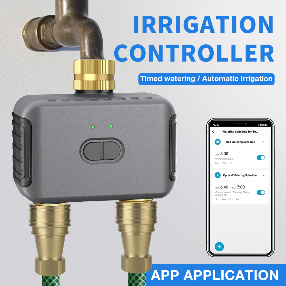 Tuya 2 Zone Watering Timer Gar - огляд і ціна Smart Home Sistem