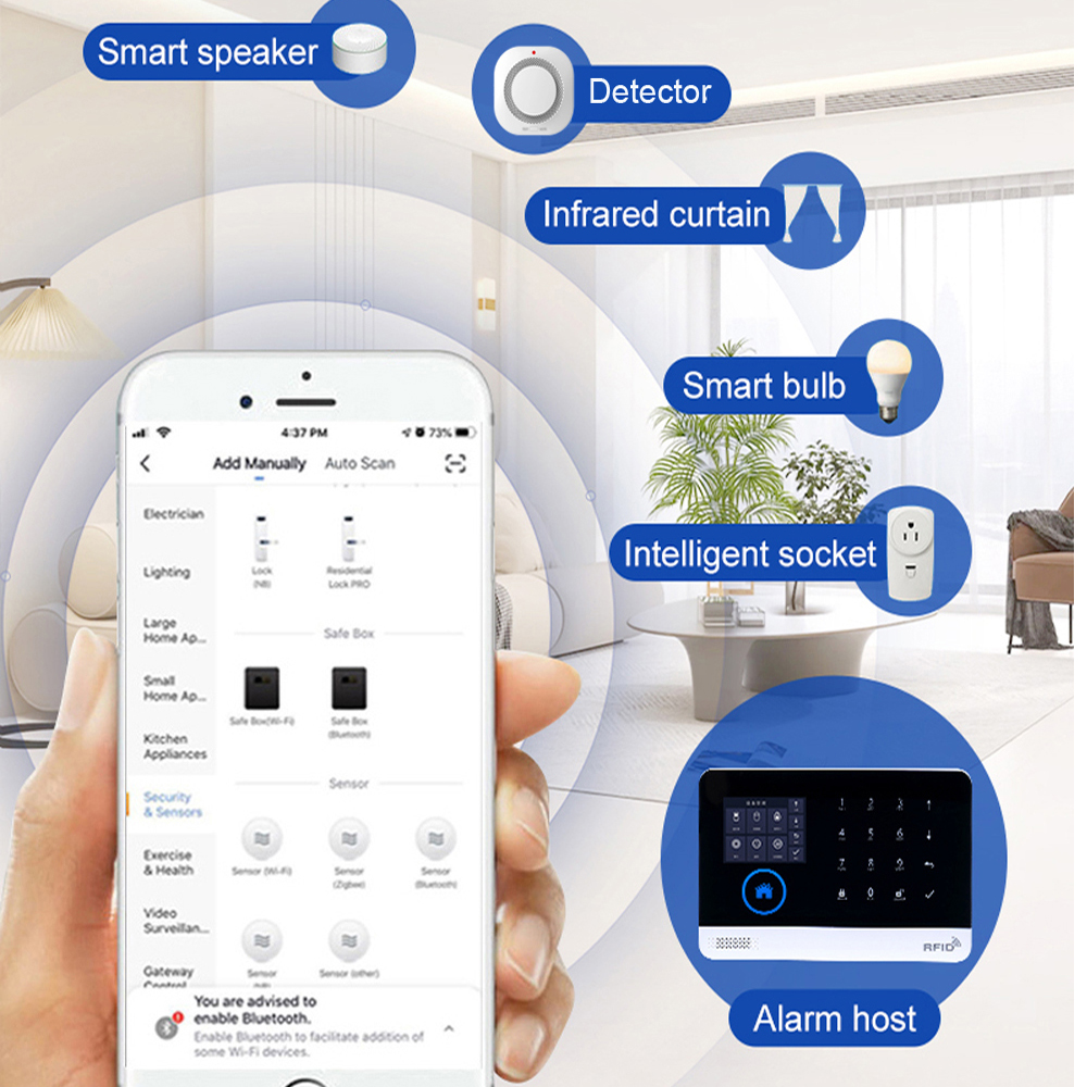PGST 4G Tuya Smart Home Alarm  - огляд і ціна Home Automation Kit