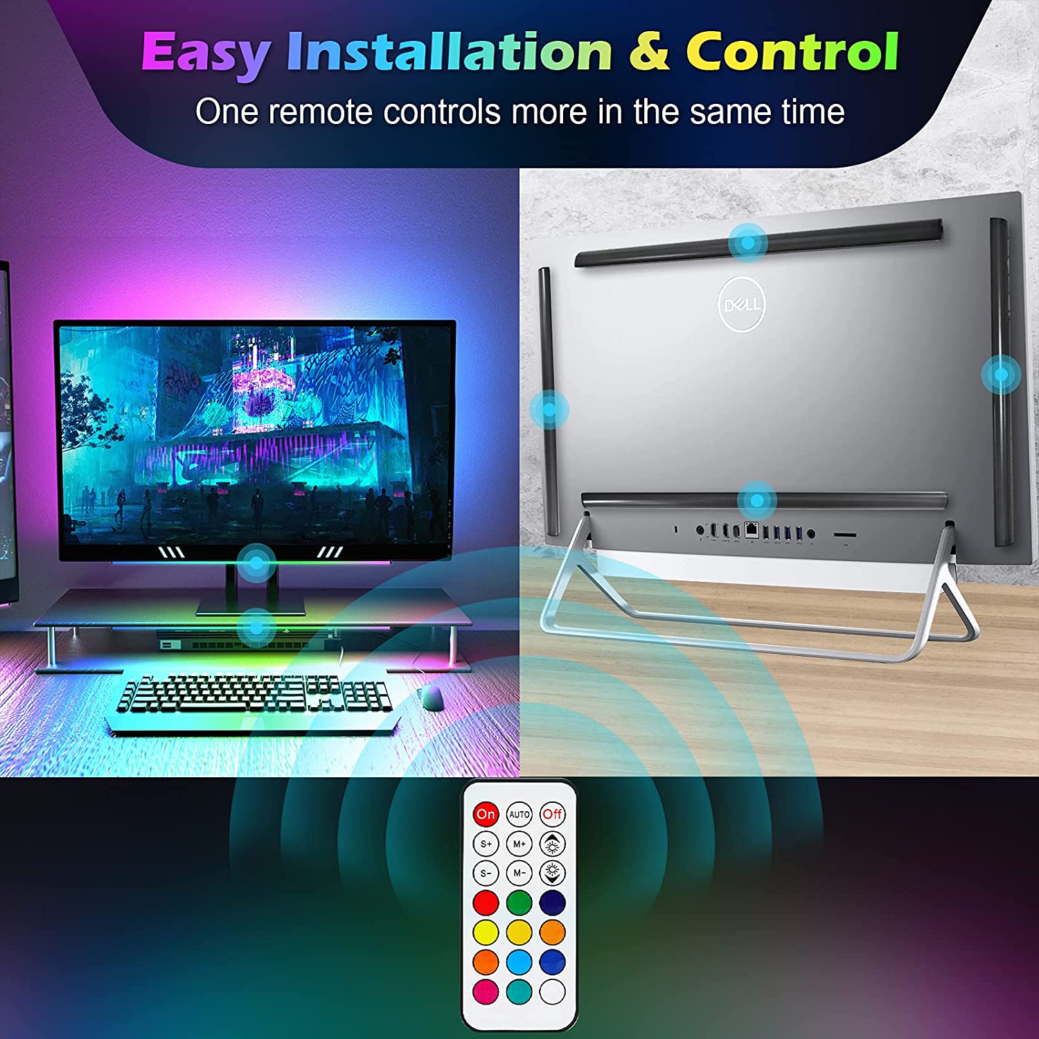 Under Monitor Light Bar RGB Dr - огляд і ціна Smart Home Poster