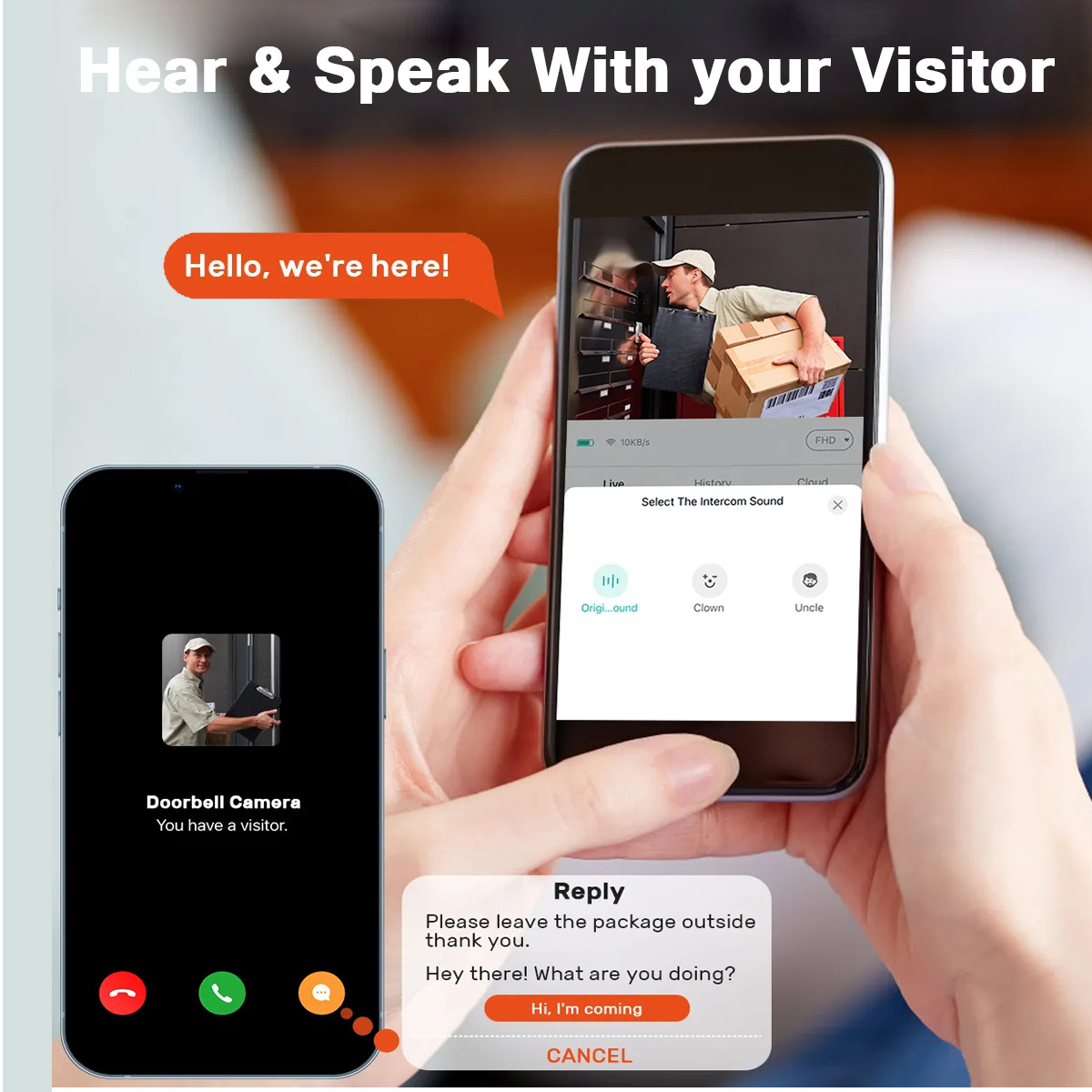 tuya Wireless smart video door - огляд і ціна Smart Home Video Doorbell Enhanced Security With Smart Doorbell