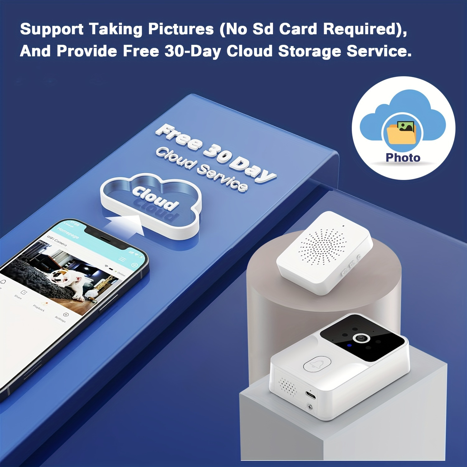 tuya Wireless smart video door - огляд і ціна Smart Home Video Doorbell Enhanced Security With Smart Doorbell
