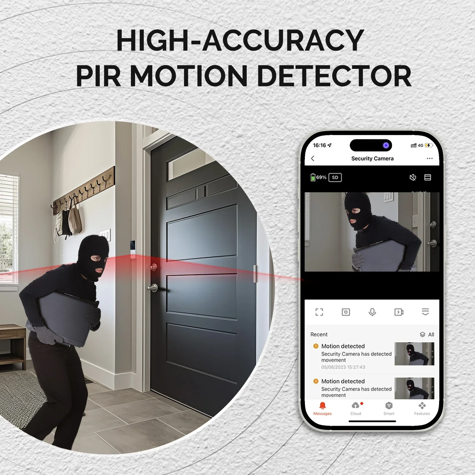 MOES Tuya Smart WiFi Video Doo - огляд і ціна Smart Home Video Doorbell Enhanced Security With Smart Doorbell